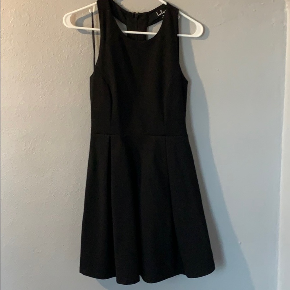 Lulu’s black cut out dress
